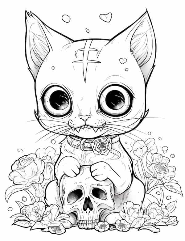 44+ Kitty Coloring Pages Printables 125