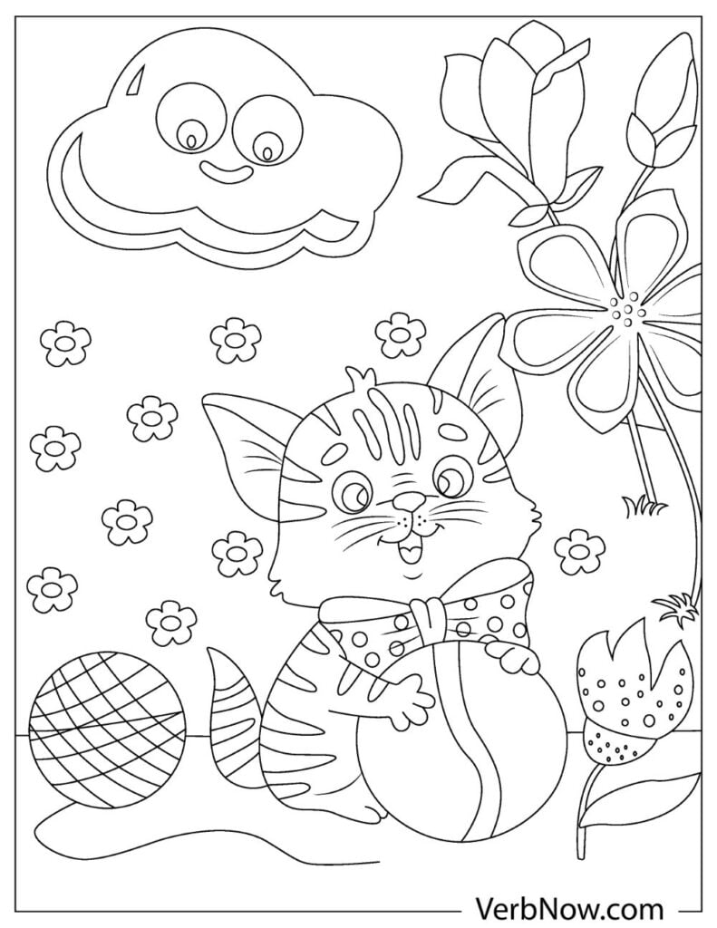 44+ Kitty Coloring Pages Printables 126