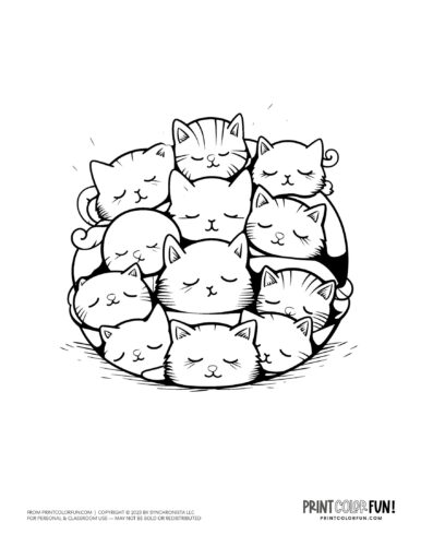 44+ Kitty Coloring Pages Printables 134