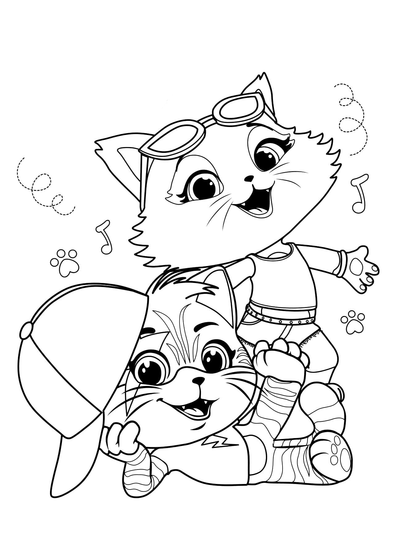 44+ Kitty Coloring Pages Printables 137