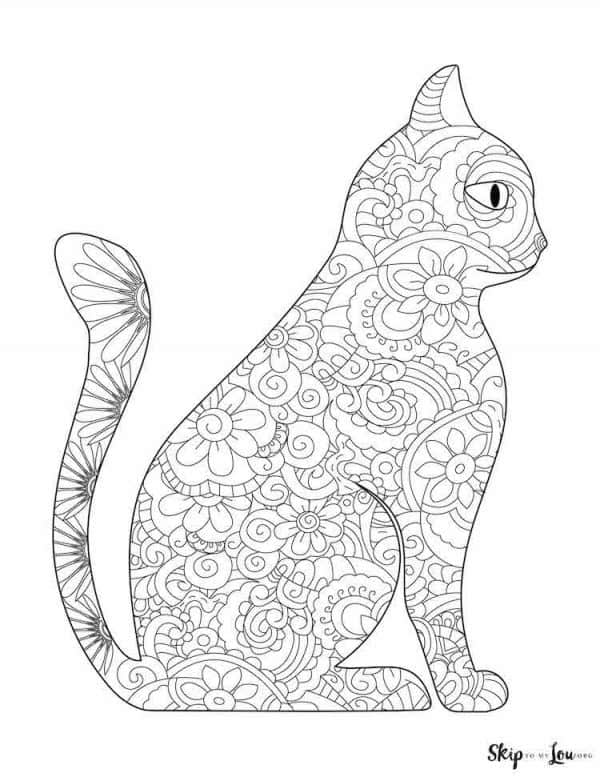 44+ Kitty Coloring Pages Printables 143