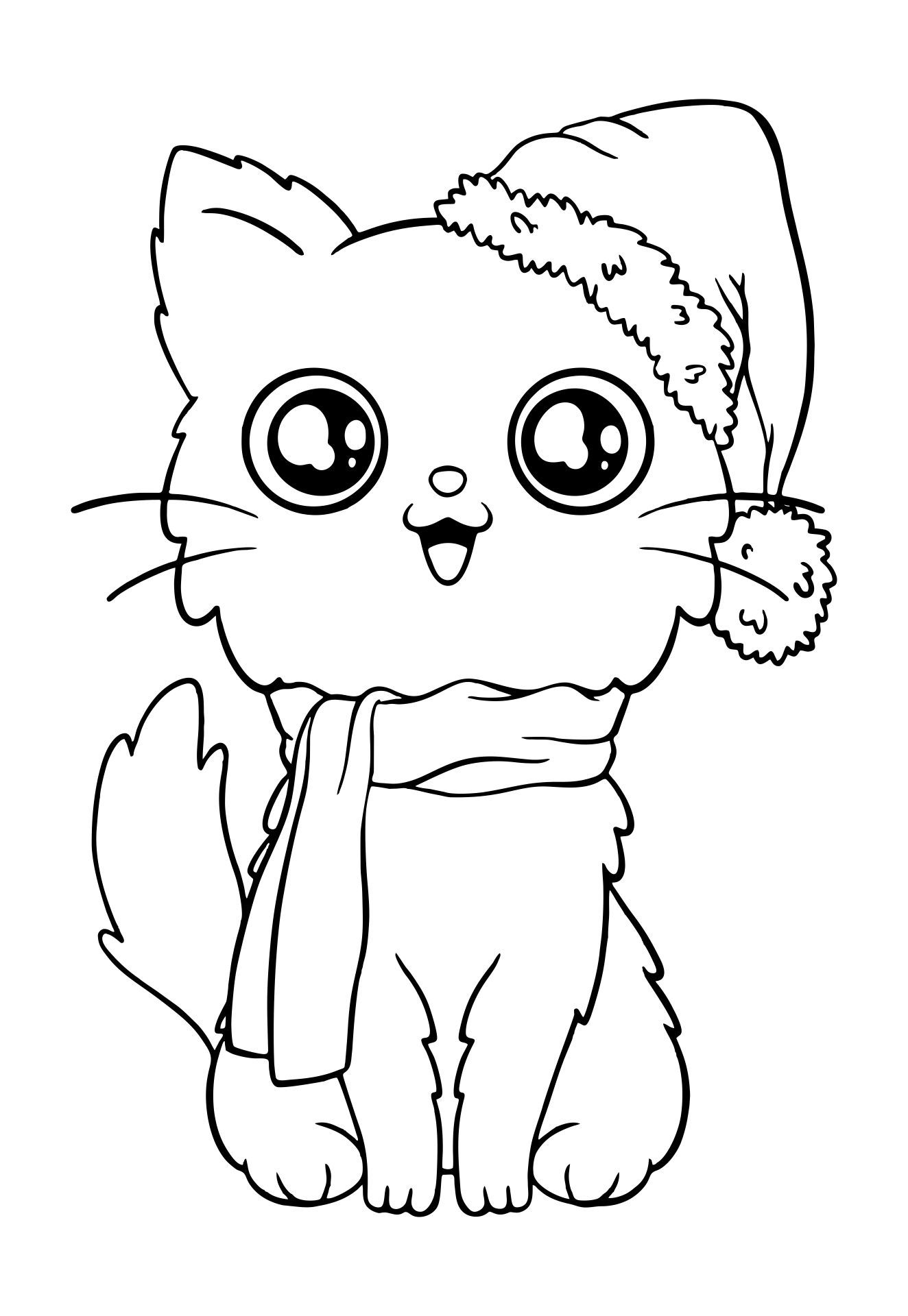 44+ Kitty Coloring Pages Printables 153