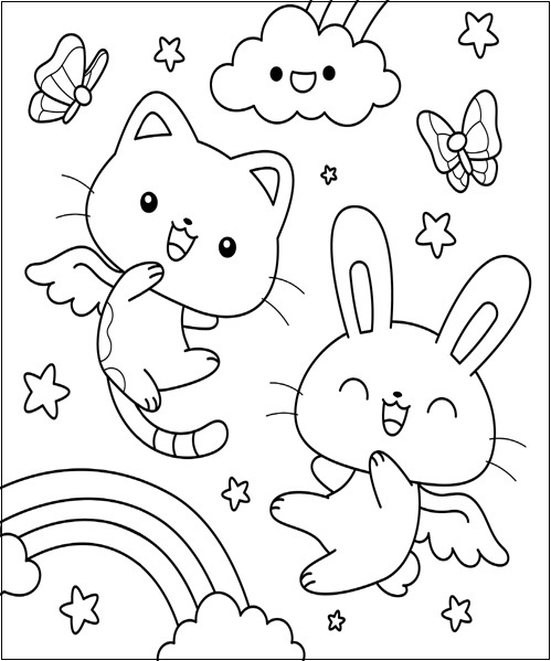 44+ Kitty Coloring Pages Printables 162