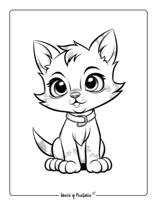 44+ Kitty Coloring Pages Printables 167