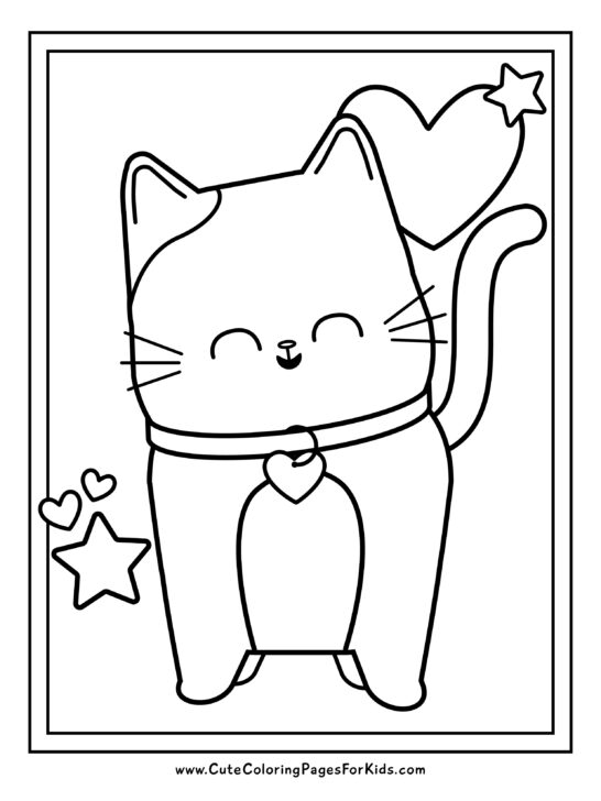 44+ Kitty Coloring Pages Printables 190