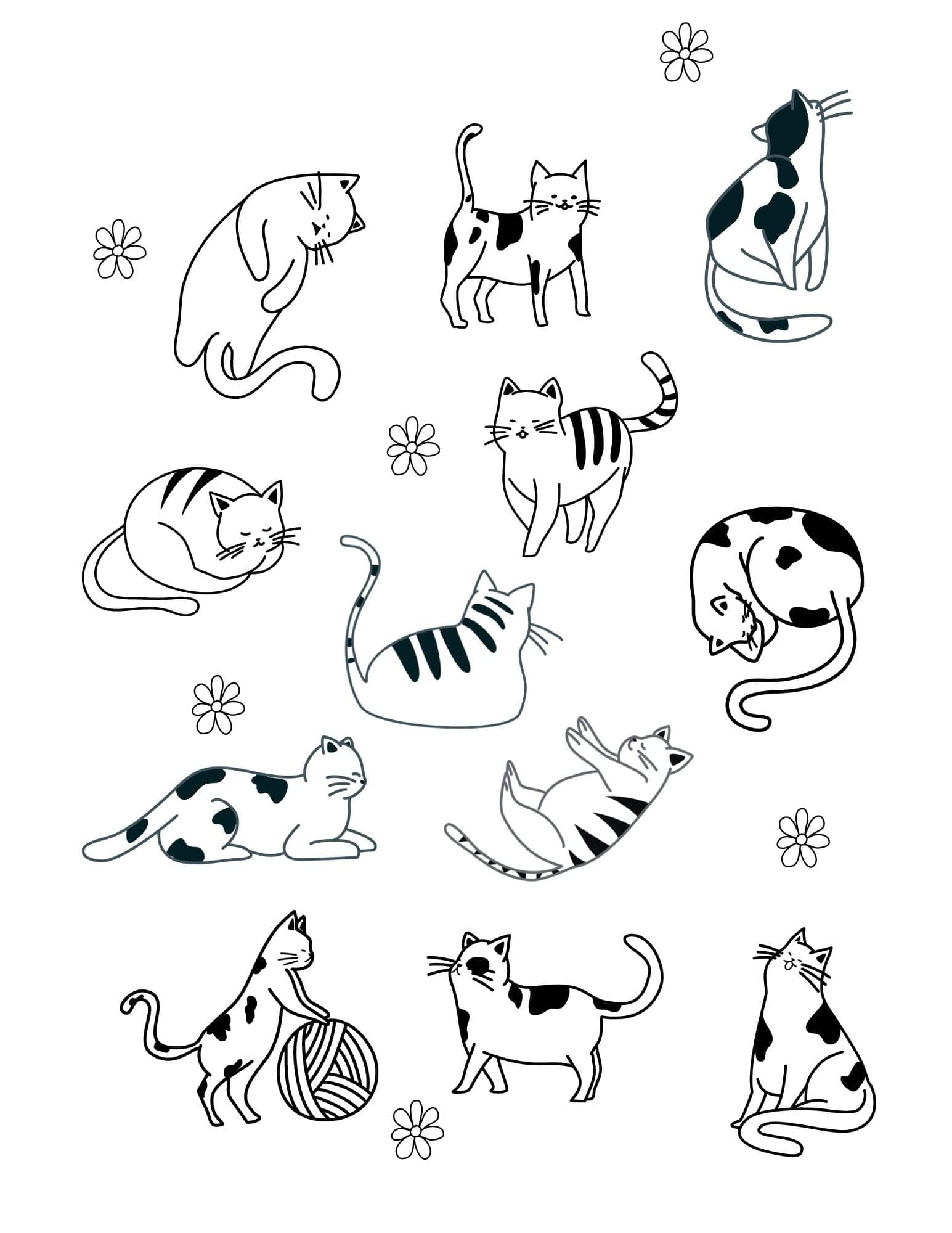 44+ Kitty Coloring Pages Printables 192