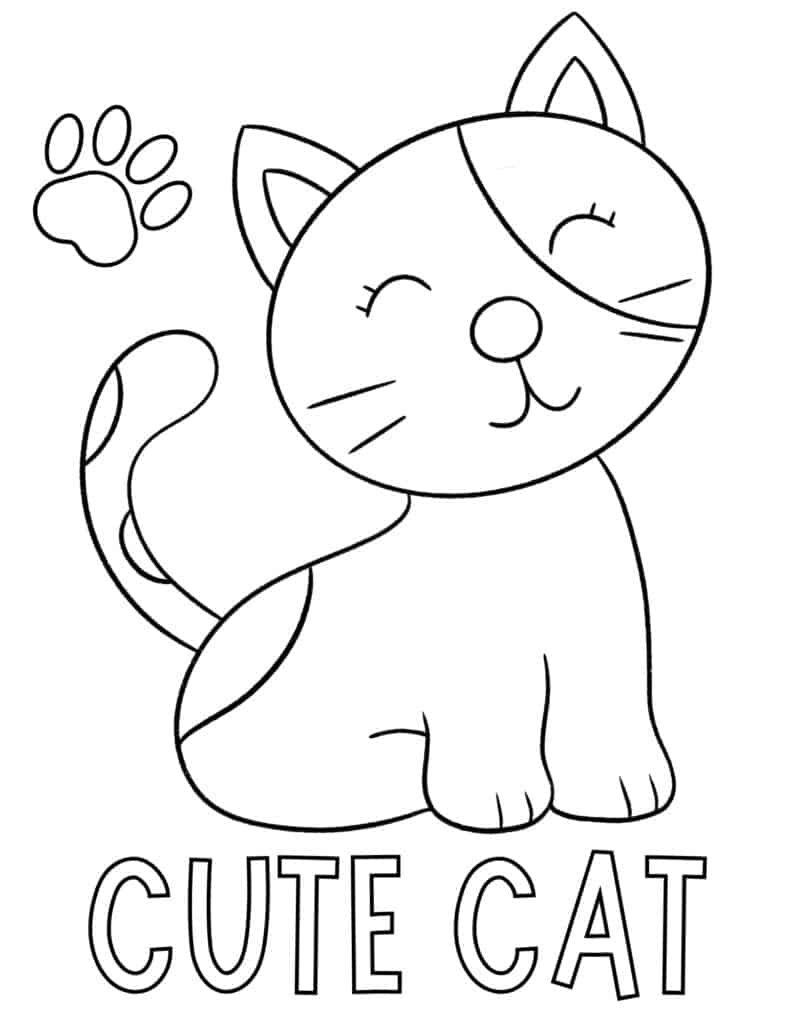 44+ Kitty Coloring Pages Printables 193