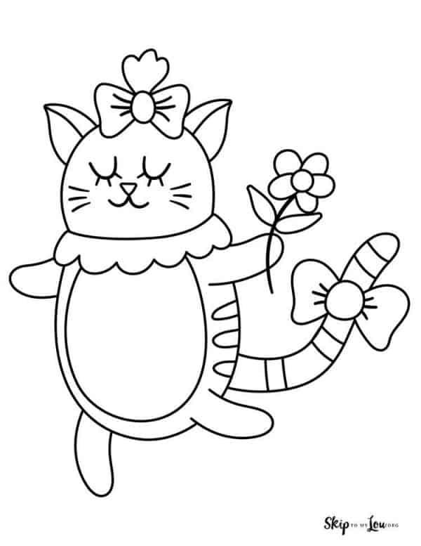 44+ Kitty Coloring Pages Printables 20