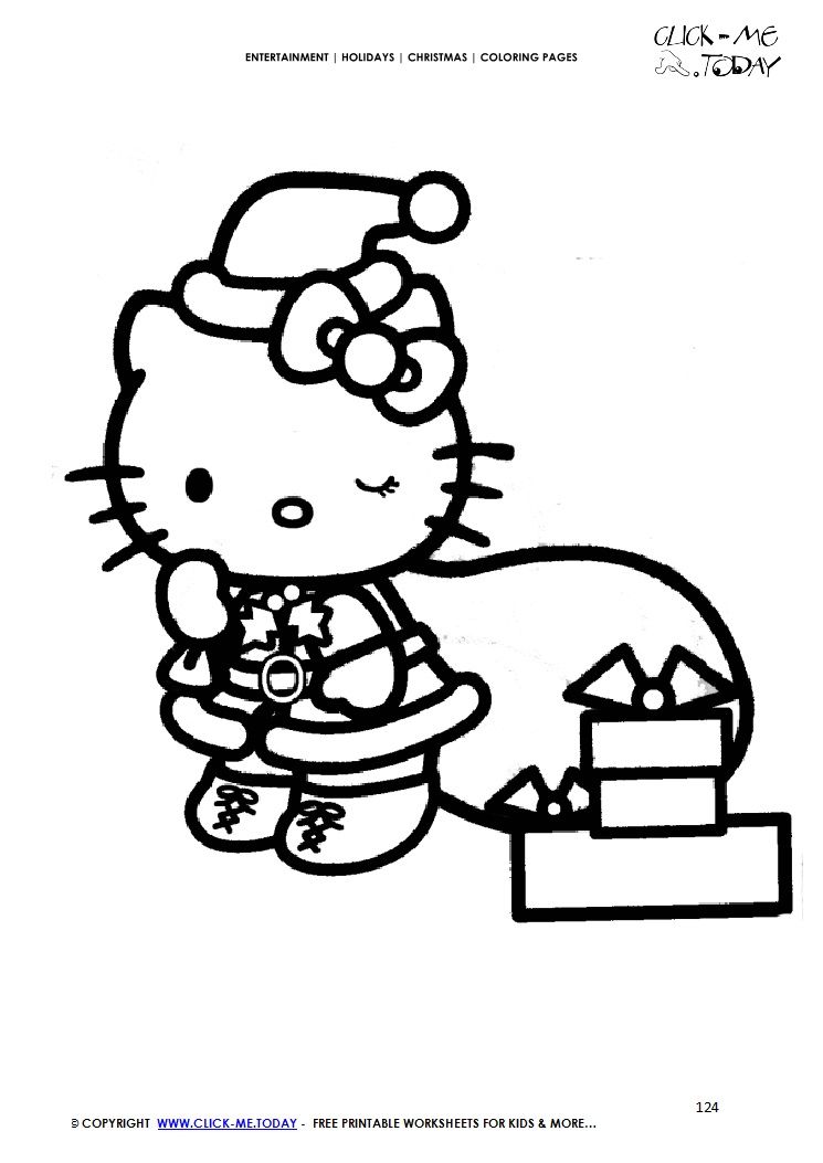 44+ Kitty Coloring Pages Printables 21