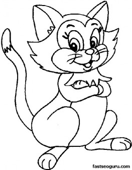 44+ Kitty Coloring Pages Printables 52