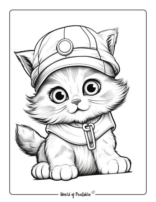 44+ Kitty Coloring Pages Printables 8