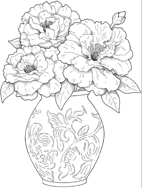 55+ Adult Coloring Pages Finished to Perfection - #7 is Stunning 1