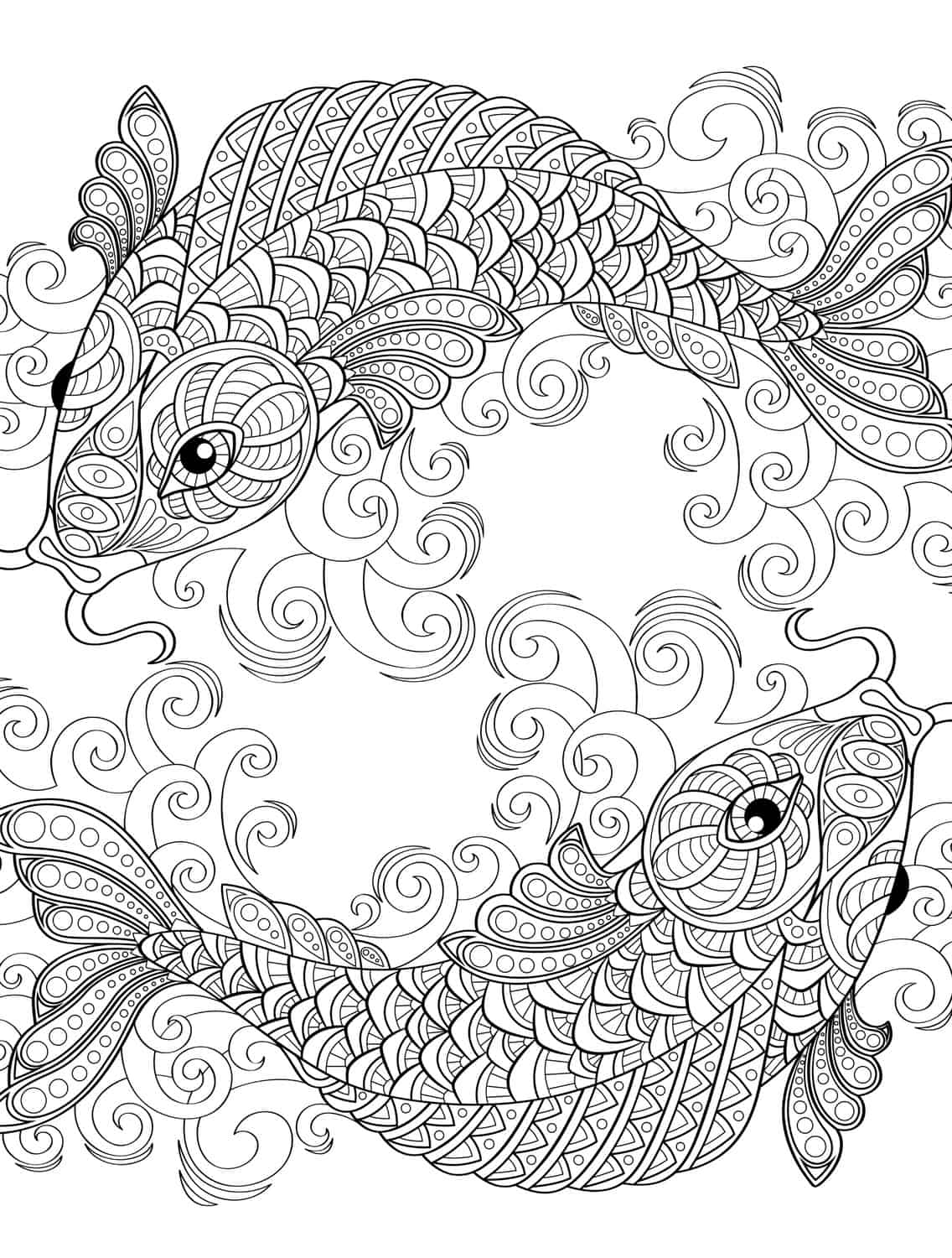 55+ Adult Coloring Pages Finished to Perfection - #7 is Stunning 103