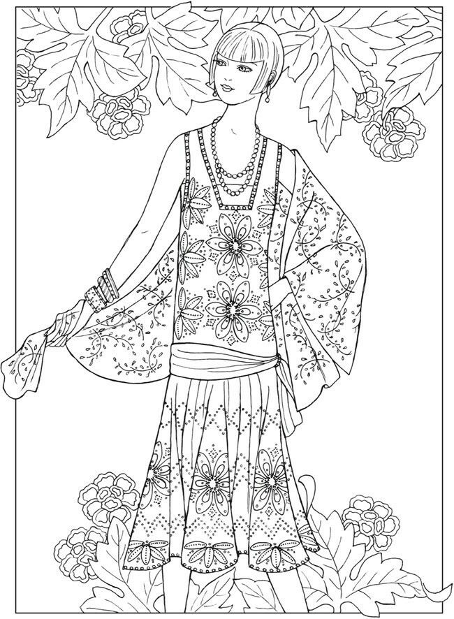 55+ Adult Coloring Pages Finished to Perfection - #7 is Stunning 104