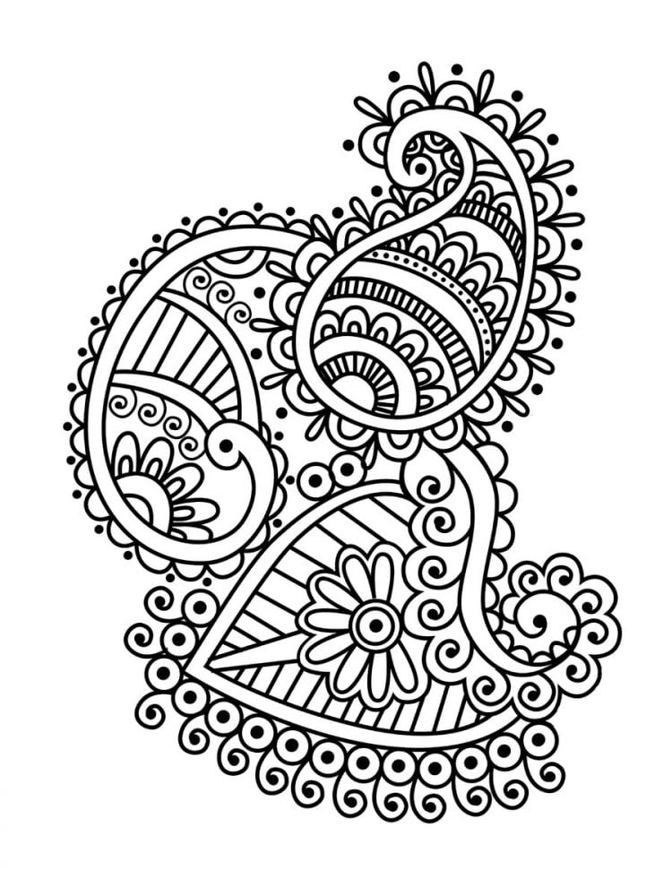 55+ Adult Coloring Pages Finished to Perfection - #7 is Stunning 11