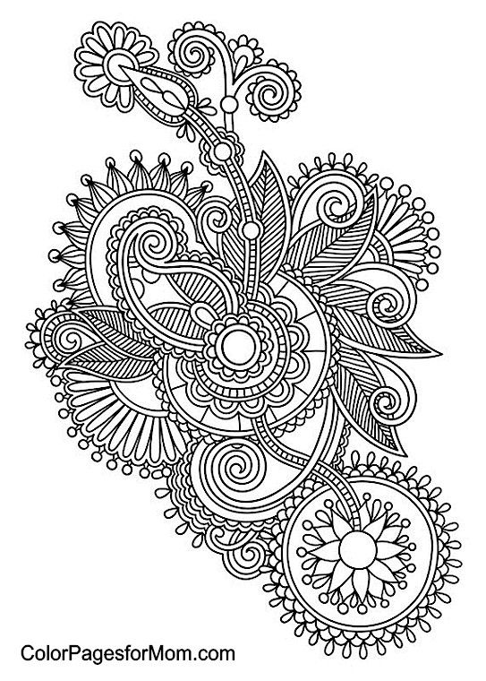 55+ Adult Coloring Pages Finished to Perfection - #7 is Stunning 113