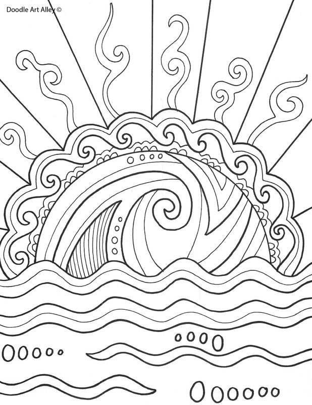 55+ Adult Coloring Pages Finished to Perfection - #7 is Stunning 12