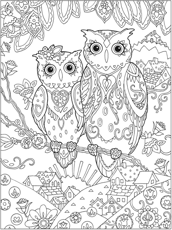 55+ Adult Coloring Pages Finished to Perfection - #7 is Stunning 122