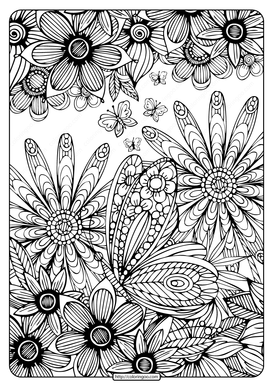 55+ Adult Coloring Pages Finished to Perfection - #7 is Stunning 124