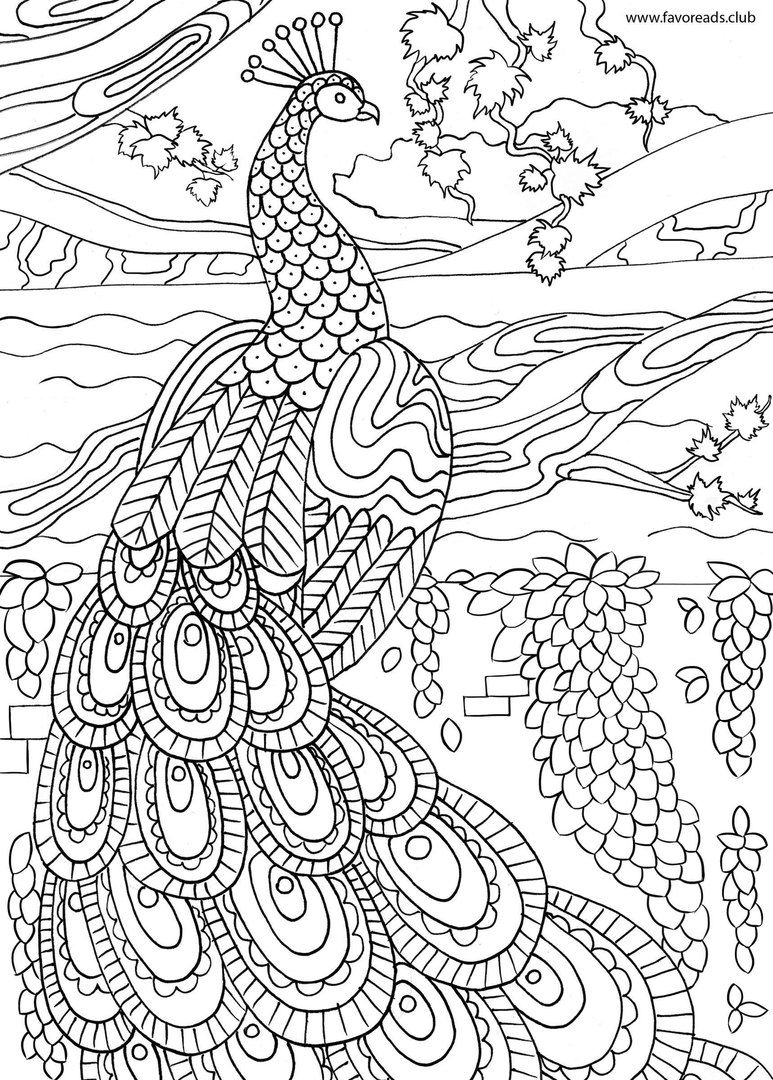 55+ Adult Coloring Pages Finished to Perfection - #7 is Stunning 129