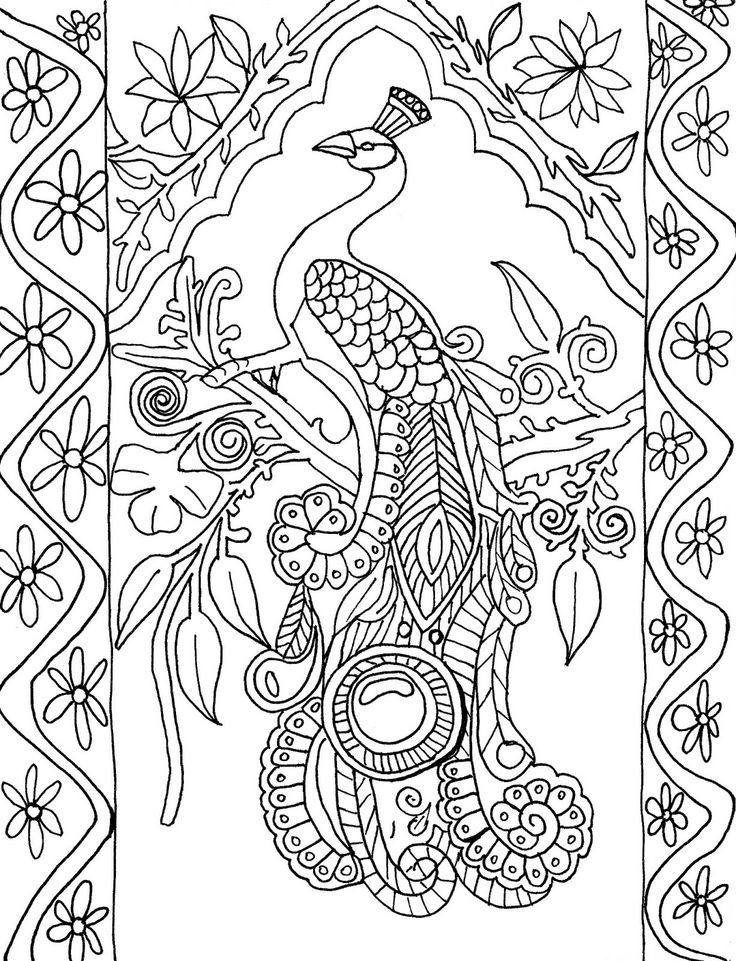 55+ Adult Coloring Pages Finished to Perfection - #7 is Stunning 136