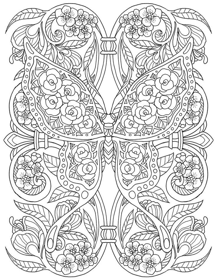 55+ Adult Coloring Pages Finished to Perfection - #7 is Stunning 141