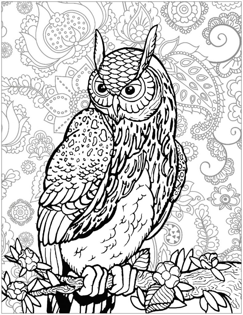 55+ Adult Coloring Pages Finished to Perfection - #7 is Stunning 153