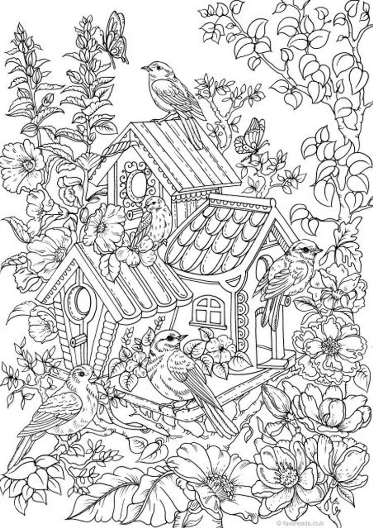 55+ Adult Coloring Pages Finished to Perfection - #7 is Stunning 161