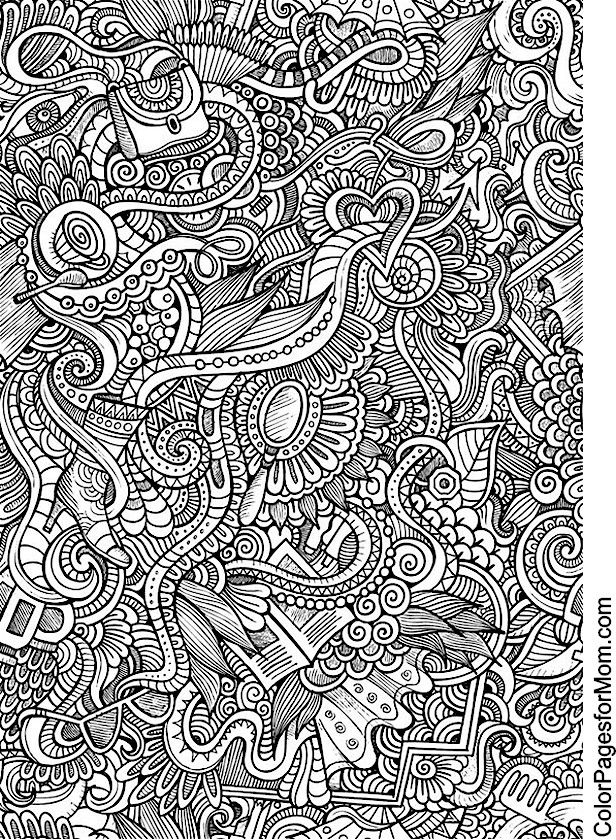 55+ Adult Coloring Pages Finished to Perfection - #7 is Stunning 169