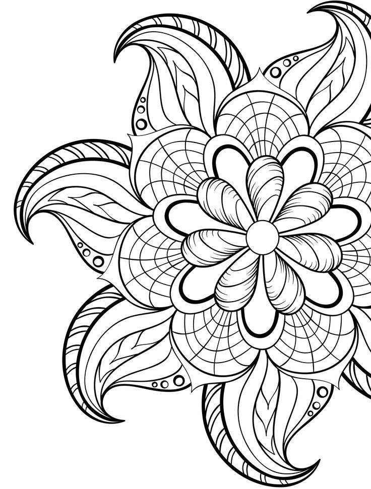 55+ Adult Coloring Pages Finished to Perfection - #7 is Stunning 17