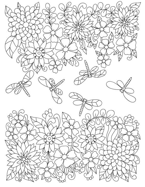 55+ Adult Coloring Pages Finished to Perfection - #7 is Stunning 170