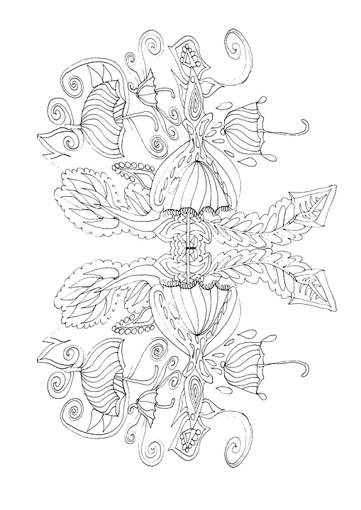 55+ Adult Coloring Pages Finished to Perfection - #7 is Stunning 191