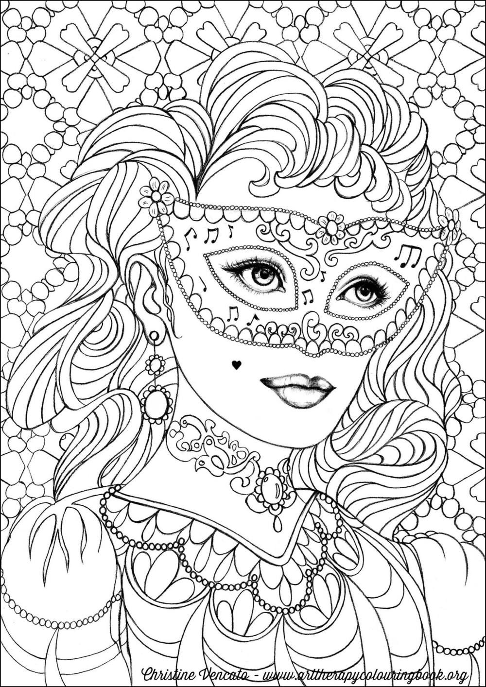 55+ Adult Coloring Pages Finished to Perfection - #7 is Stunning 20