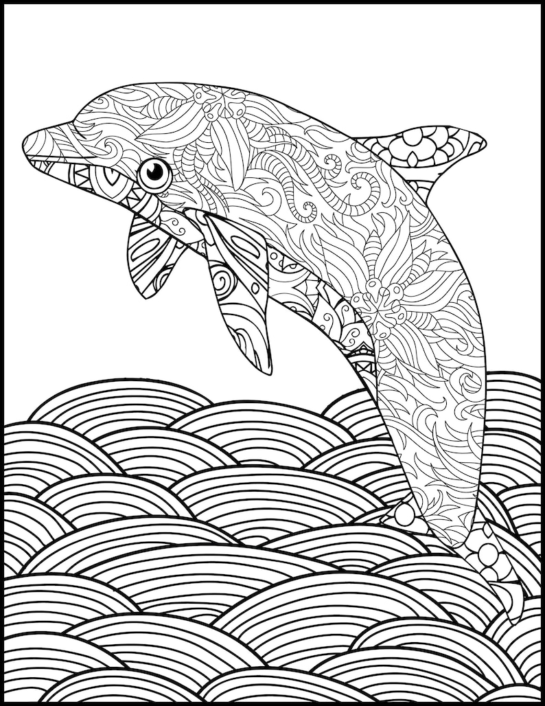 55+ Adult Coloring Pages Finished to Perfection - #7 is Stunning 25