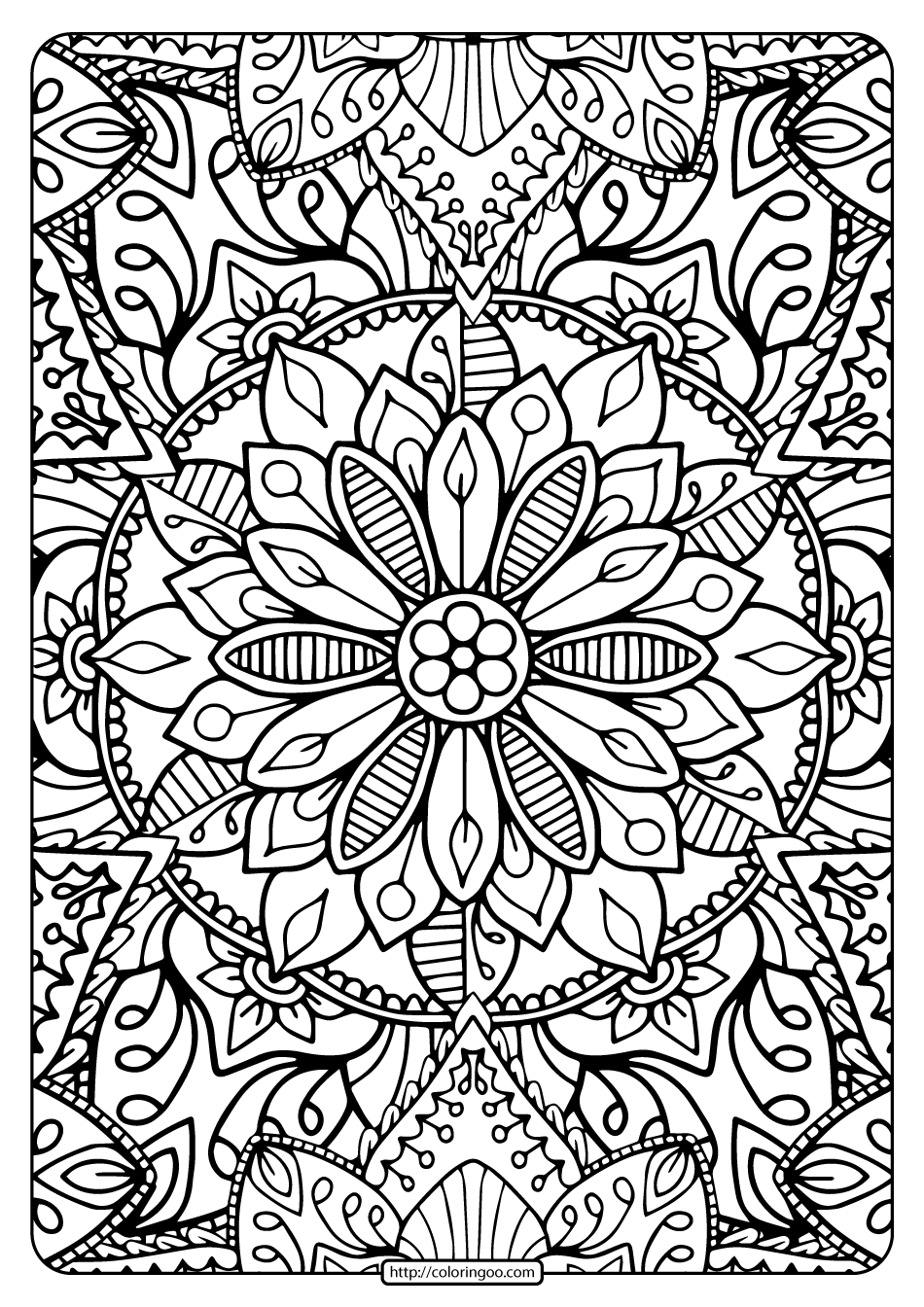 55+ Adult Coloring Pages Finished to Perfection - #7 is Stunning 3