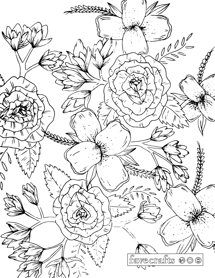 55+ Adult Coloring Pages Finished to Perfection - #7 is Stunning 32