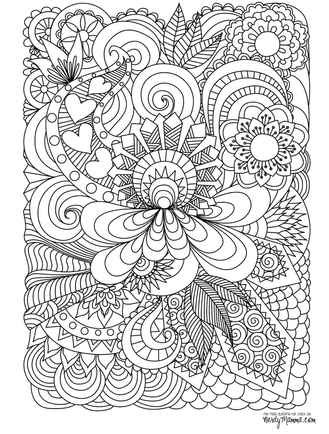 55+ Adult Coloring Pages Finished to Perfection - #7 is Stunning 33