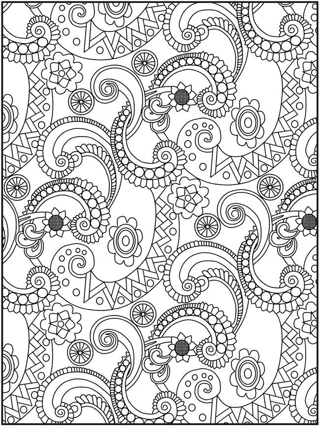 55+ Adult Coloring Pages Finished to Perfection - #7 is Stunning 39