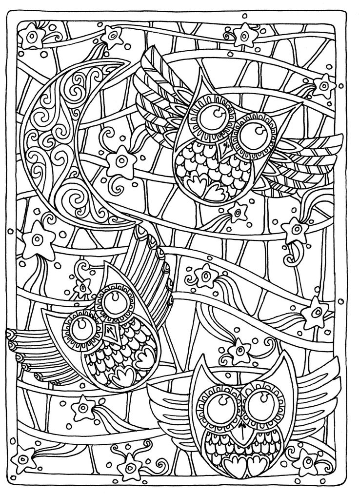 55+ Adult Coloring Pages Finished to Perfection - #7 is Stunning 88