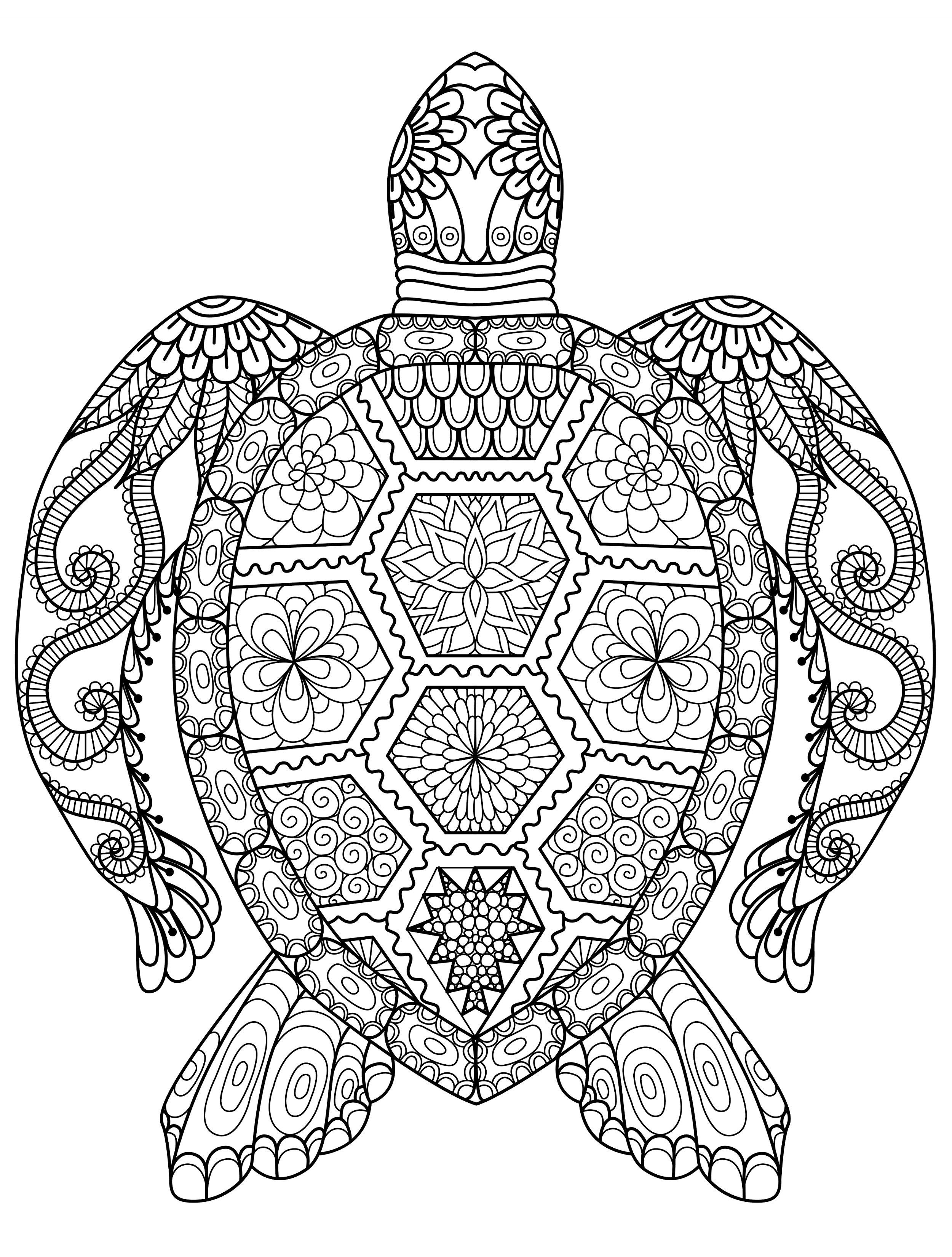 55+ Adult Coloring Pages Finished to Perfection - #7 is Stunning 97