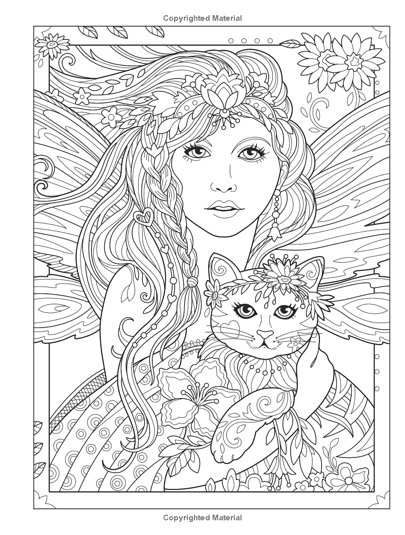 55+ Adult Coloring Pages Finished to Perfection - #7 is Stunning 99