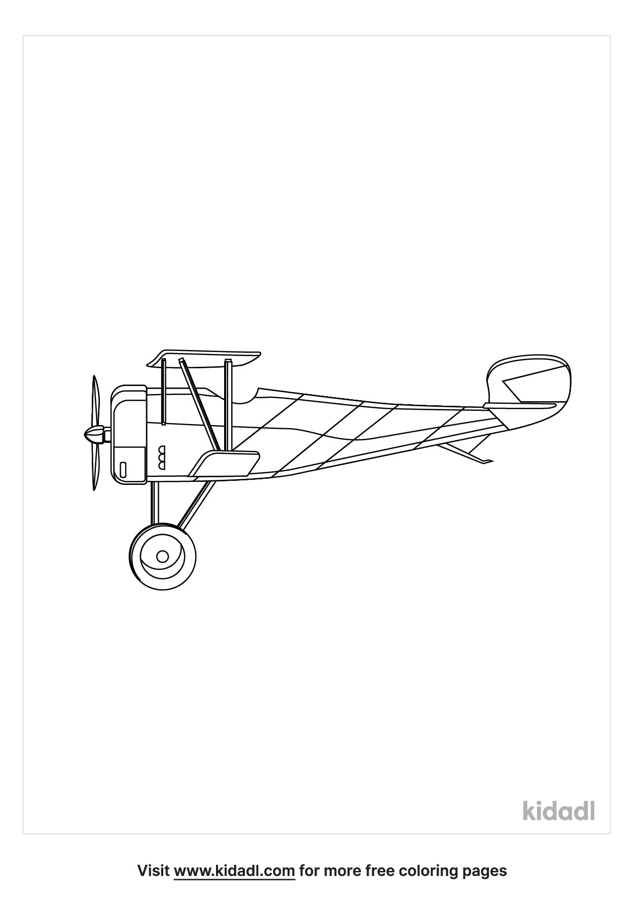 Air Plane Coloring Pages Free Printable 104