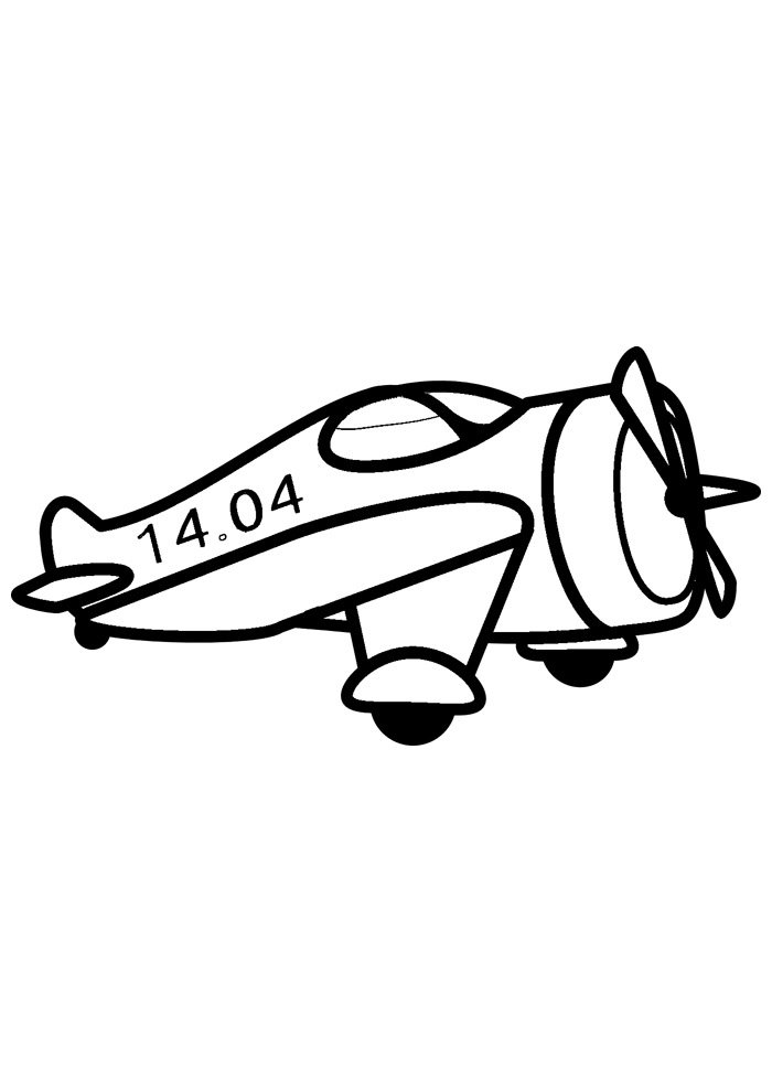 Air Plane Coloring Pages Free Printable 106