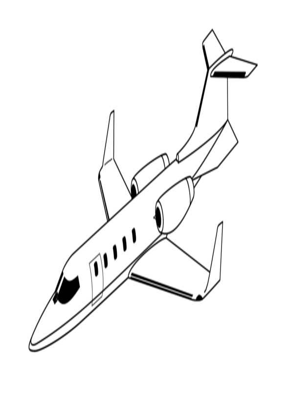 Air Plane Coloring Pages Free Printable 25