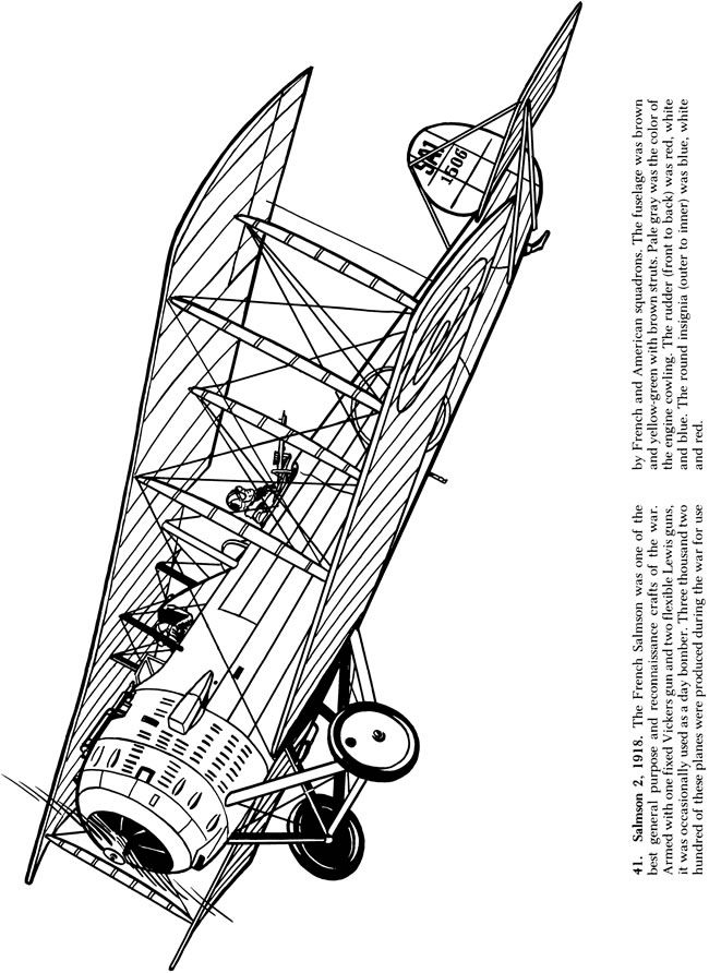 Air Plane Coloring Pages Free Printable 26