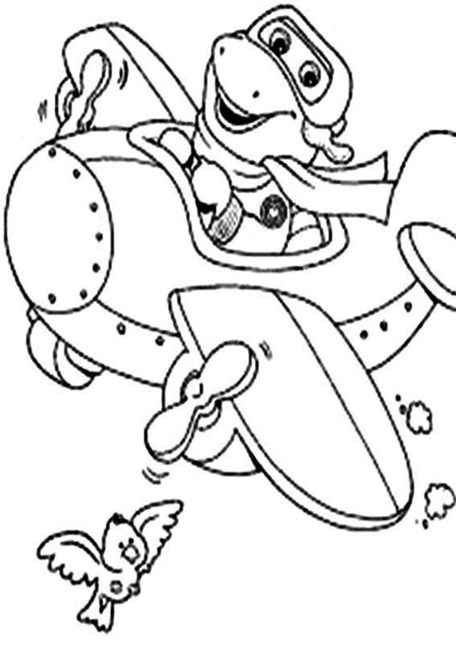 Air Plane Coloring Pages Free Printable 78