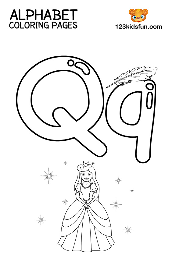 Alphabet Coloring Pages for Toddlers 132