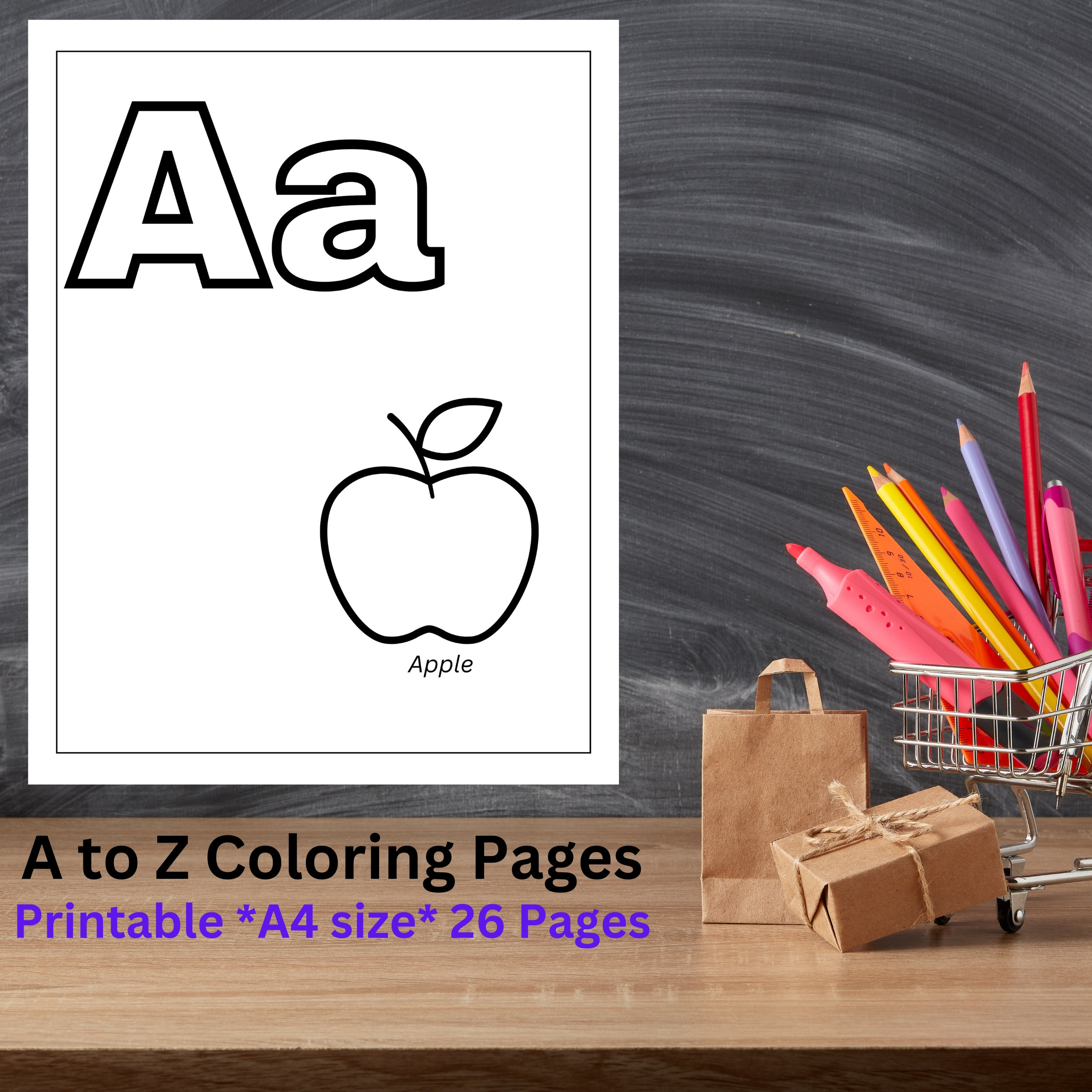 Alphabet Coloring Pages for Toddlers 135