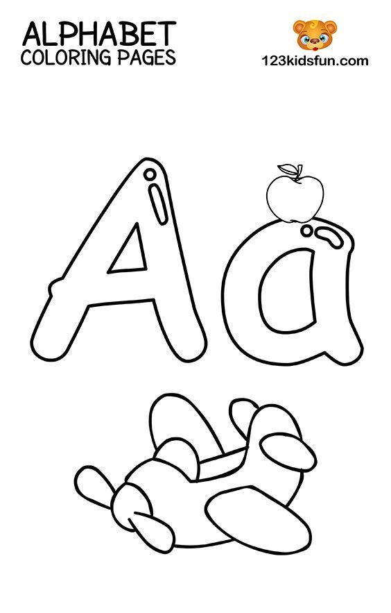 Alphabet Coloring Pages for Toddlers 23