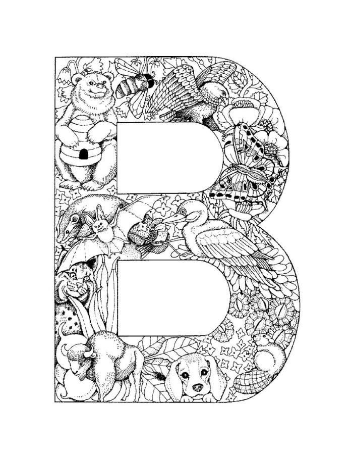 Alphabet Coloring Pages for Toddlers 24